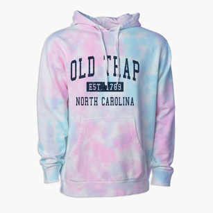Old Trap North Carolina Classic Established Premium Tie-Dye Hoodie