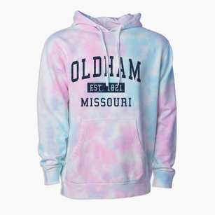 Oldham Missouri Classic Established Premium Tie-Dye Hoodie