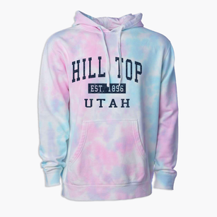 Hill Top Utah Classic Established Premium Tie-Dye Hoodie