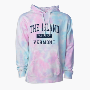 The Island Vermont Classic Established Premium Tie-Dye Hoodie
