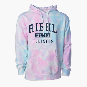 Riehl Illinois Classic Established Premium Tie-Dye Hoodie