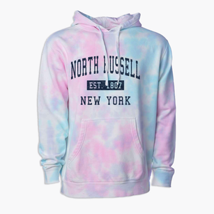 North Russell New York Classic Established Premium Tie-Dye Hoodie