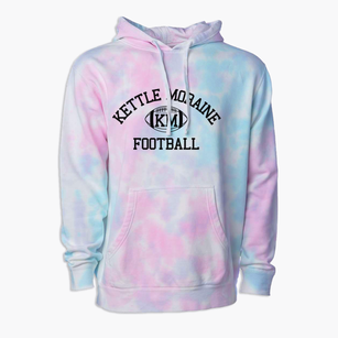 Kettle Moraine Lutheran Classic Football Premium Tie-Dye Hoodie