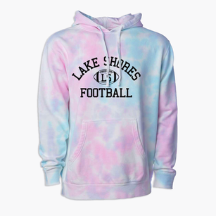 Lake Shores School Classic Football Premium Tie-Dye Hoodie