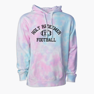 Holy Redeemer Parish Classic Football Premium Tie-Dye Hoodie