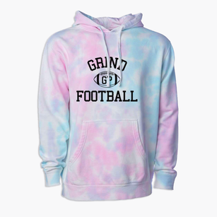 Grind Prep Classic Football Premium Tie-Dye Hoodie