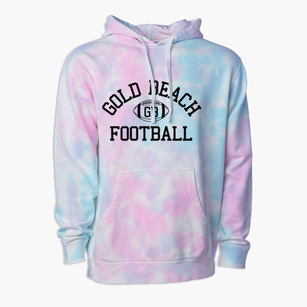 Gold Beach High School Classic Football Premium Tie-Dye Hoodie