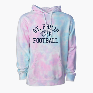 Saint Philip School Classic Football Premium Tie-Dye Hoodie