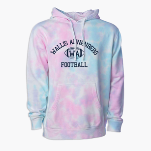 Wallis Annenberg High School Classic Football Premium Tie-Dye Hoodie