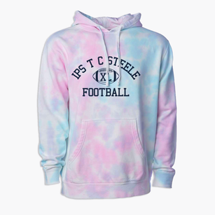 Ips T C Steele School #98 Classic Football Premium Tie-Dye Hoodie