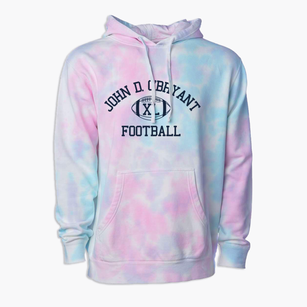 John D. O'bryant School Of Math & Science Classic Football Premium Tie-Dye Hoodie