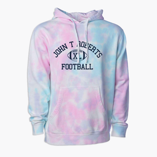 John T Roberts K-8 School Classic Football Premium Tie-Dye Hoodie