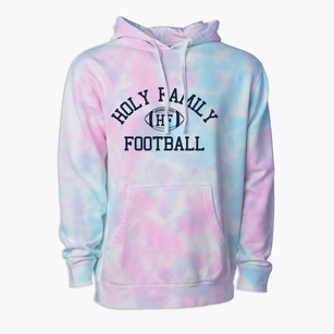Holy Family School Classic Football Premium Tie-Dye Hoodie