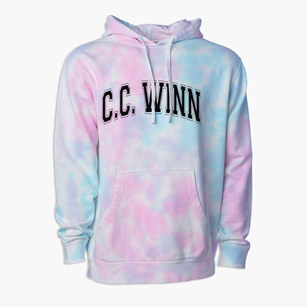 C.c. Winn High School Varsity Arch Premium Tie-Dye Hoodie