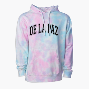 De La Paz Middle School Varsity Arch Premium Tie-Dye Hoodie