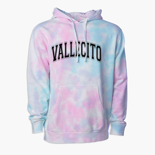 Vallecito Elementary School Varsity Arch Premium Tie-Dye Hoodie