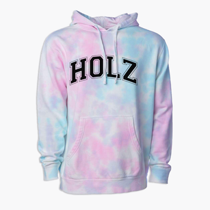 Holz Elementary School Varsity Arch Premium Tie-Dye Hoodie