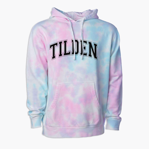 Tilden School Varsity Arch Premium Tie-Dye Hoodie
