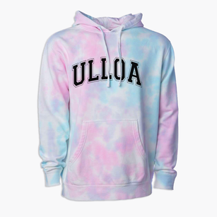 Ulloa Elementary School Varsity Arch Premium Tie-Dye Hoodie