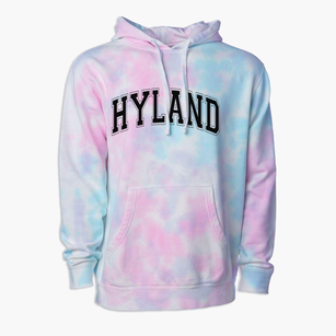 Hyland Christian School Varsity Arch Premium Tie-Dye Hoodie