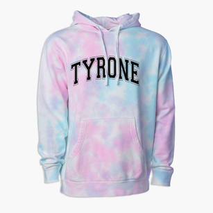 Tyrone Middle School Varsity Arch Premium Tie-Dye Hoodie