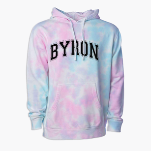 Byron Middle School Varsity Arch Premium Tie-Dye Hoodie