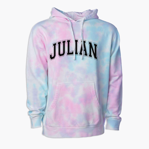 Julian High School Varsity Arch Premium Tie-Dye Hoodie