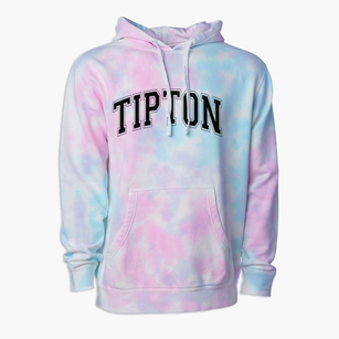 Tipton Elementary School Varsity Arch Premium Tie-Dye Hoodie