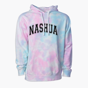 Nashua Elementary School Varsity Arch Premium Tie-Dye Hoodie