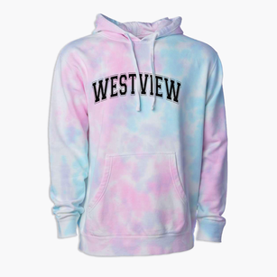 Westview Elementary School Varsity Arch Premium Tie-Dye Hoodie