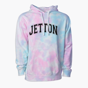 Jetton Junior High School Varsity Arch Premium Tie-Dye Hoodie