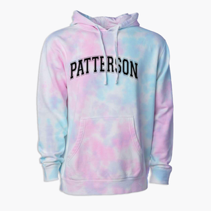 Patterson High School Varsity Arch Premium Tie-Dye Hoodie