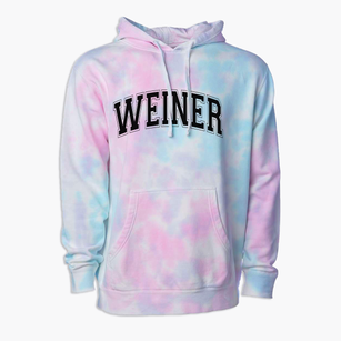Weiner Elementary School Varsity Arch Premium Tie-Dye Hoodie