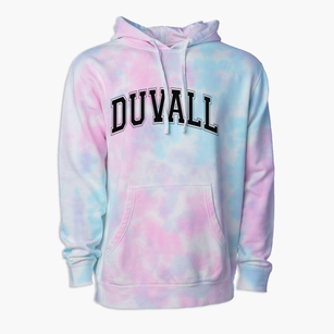 Duvall Elementary School Varsity Arch Premium Tie-Dye Hoodie