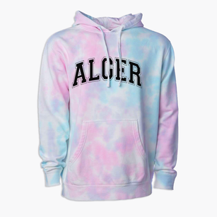 Alger Elementary School Varsity Arch Premium Tie-Dye Hoodie