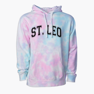 St Leo Parish Varsity Arch Premium Tie-Dye Hoodie