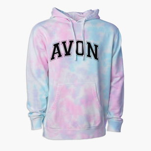 Avon Elementary School Varsity Arch Premium Tie-Dye Hoodie