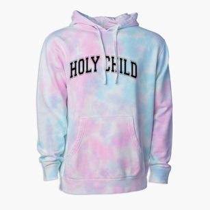 Holy Child Middle School Varsity Arch Premium Tie-Dye Hoodie