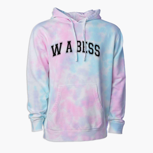W A Bess Elementary School Varsity Arch Premium Tie-Dye Hoodie
