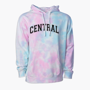 Central Middle School Varsity Arch Premium Tie-Dye Hoodie