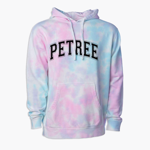 Petree Elementary School Varsity Arch Premium Tie-Dye Hoodie