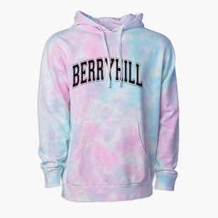 Berryhill High School Varsity Arch Premium Tie-Dye Hoodie