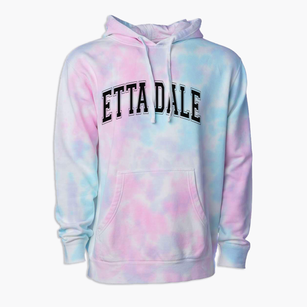 Etta Dale Junior High School Varsity Arch Premium Tie-Dye Hoodie