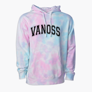 Vanoss Elementary School Varsity Arch Premium Tie-Dye Hoodie