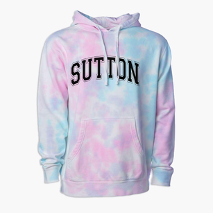 Sutton Elementary School Varsity Arch Premium Tie-Dye Hoodie