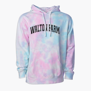 Walton Farm Elementary School Varsity Arch Premium Tie-Dye Hoodie