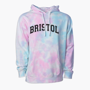 Bristol School Varsity Arch Premium Tie-Dye Hoodie