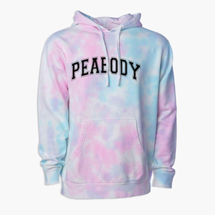 Peabody Elementary School Varsity Arch Premium Tie-Dye Hoodie