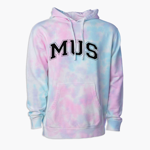Memphis University School Varsity Arch Premium Tie-Dye Hoodie