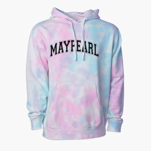 Maypearl High School Varsity Arch Premium Tie-Dye Hoodie